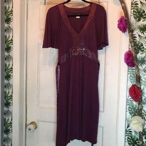 Venus Dress Wine (eggplant) Sz M .
